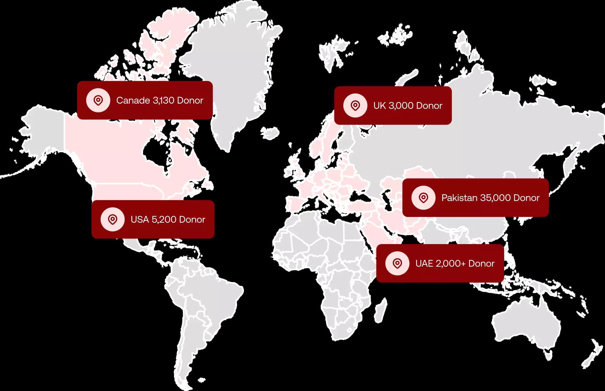 Our Donor Around the World
